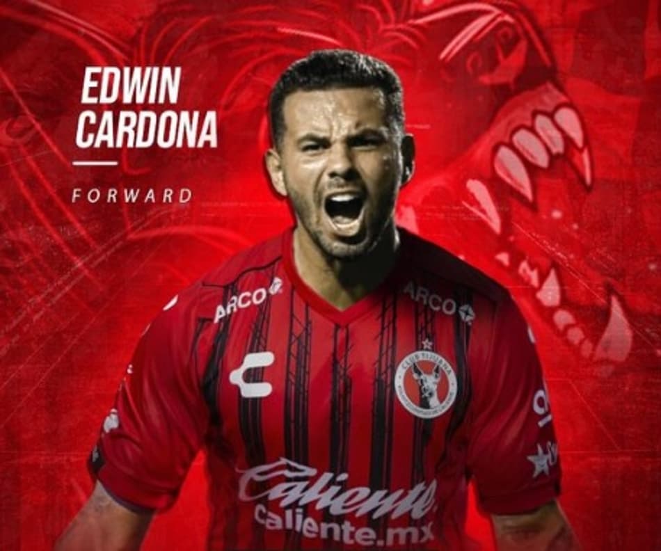 Edwin Cardona é anunciado pelo Club Tijuana