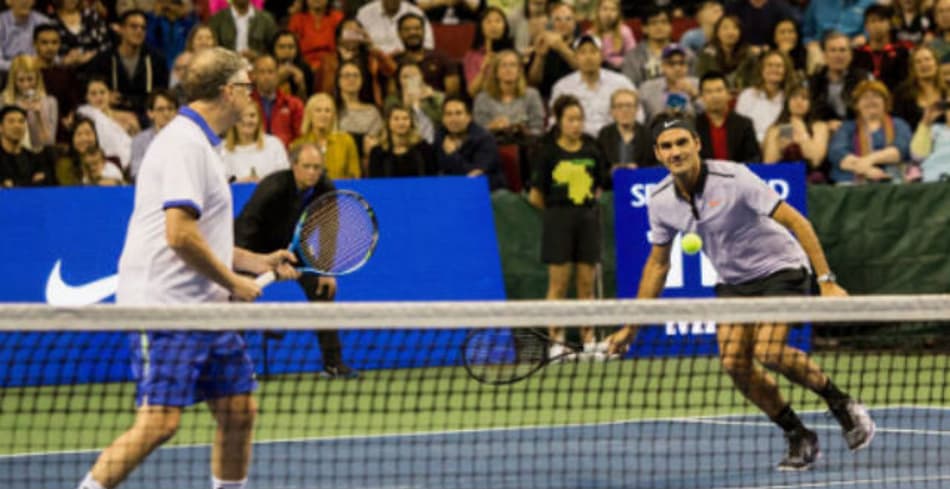 Bill Gates jogará com Federer exibição contra Nadal