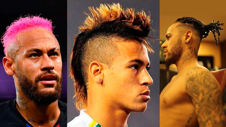 Esse tem estilo! Os cabelos de Neymar ao longo da sua carreira