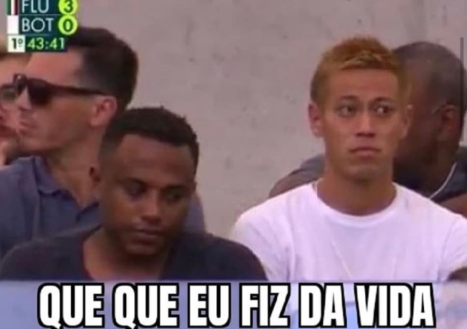 Honda já chegou ao Botafogo sentindo o poder da zoeira dos brasileiros