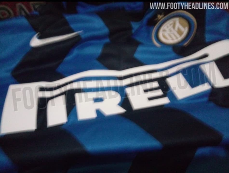 Inter de Milão terá camisa titular com listras em zigue-zague para 2020/2021