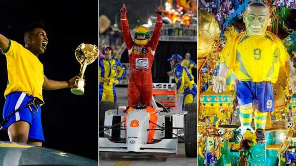 O esporte cai no samba! Relembre quem já foi reverenciado no carnaval