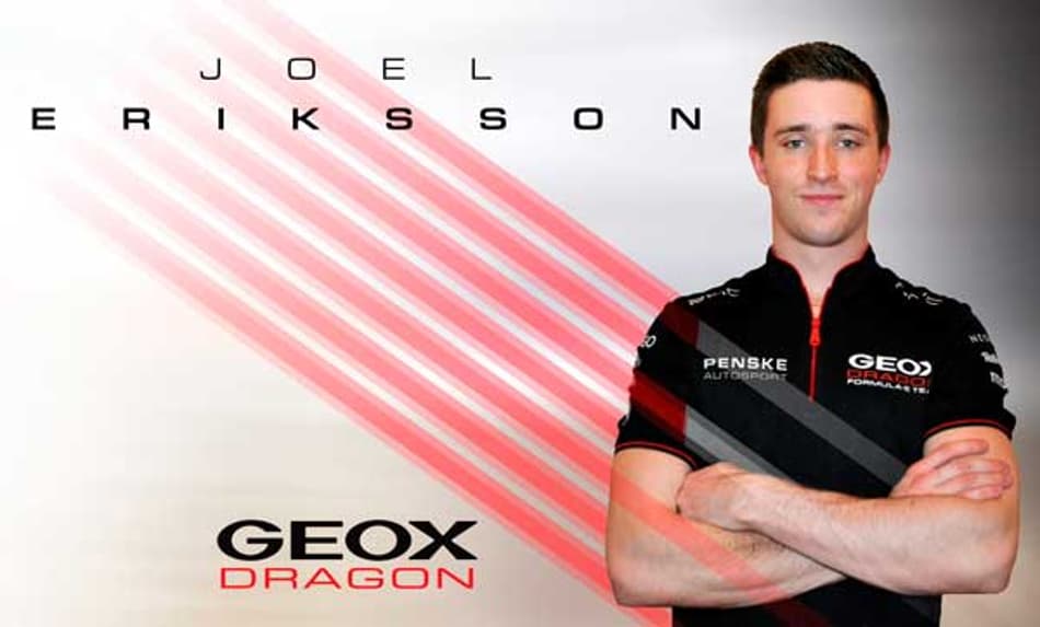 GEOX Dragon anuncia Joel Eriksson para o teste de novatos