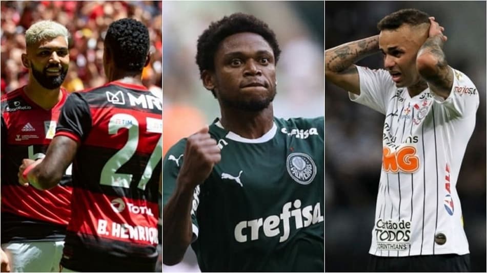 Fla dispara na ponta, Corinthians na lanterna: a "classificação do ano" entre clubes da elite