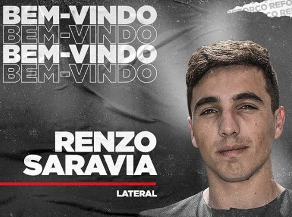 Renzo Saravia é oficializado como novo reforço do Internacional