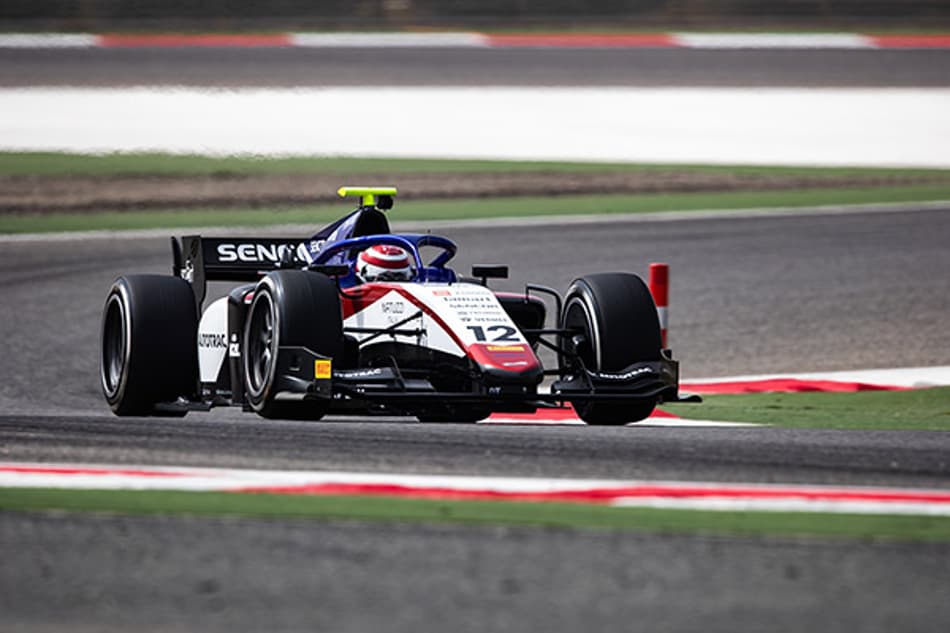 F2: Pedro Piquet lidera primeiro dia no Bahrein; Drugovich e Samaia também testaram