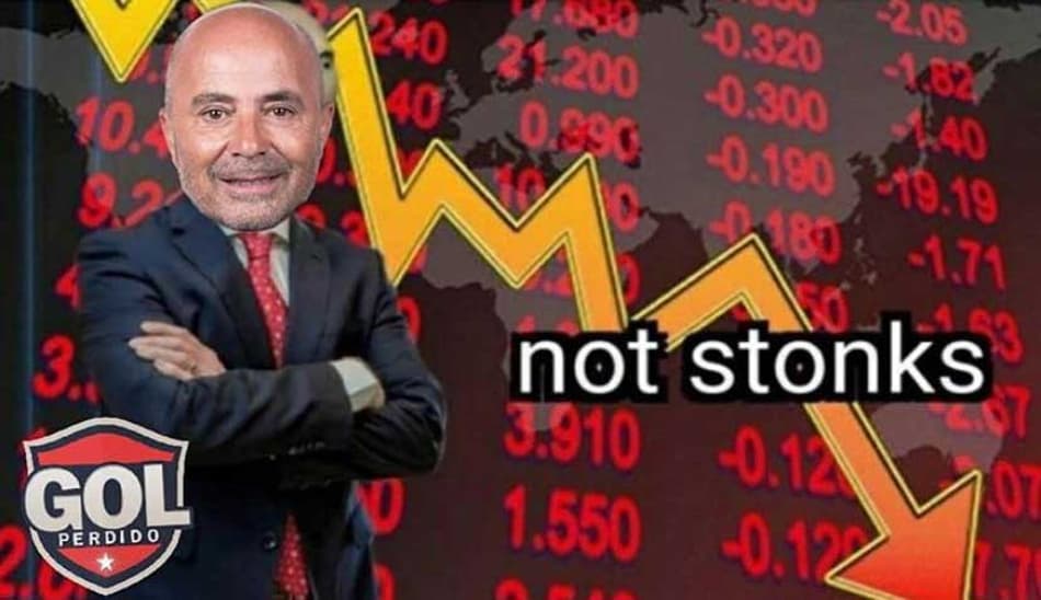 Stonks? Acerto de Sampaoli com o Atlético-MG rende memes na web
