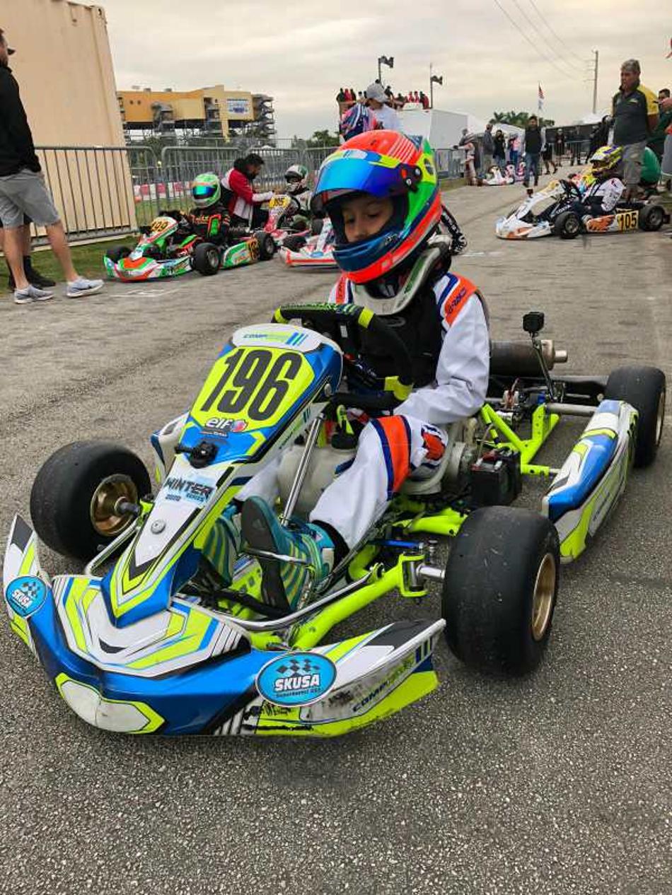 Kart: Enzo Vidmontiene disputa final do Florida Winter Tour em busca de vitória