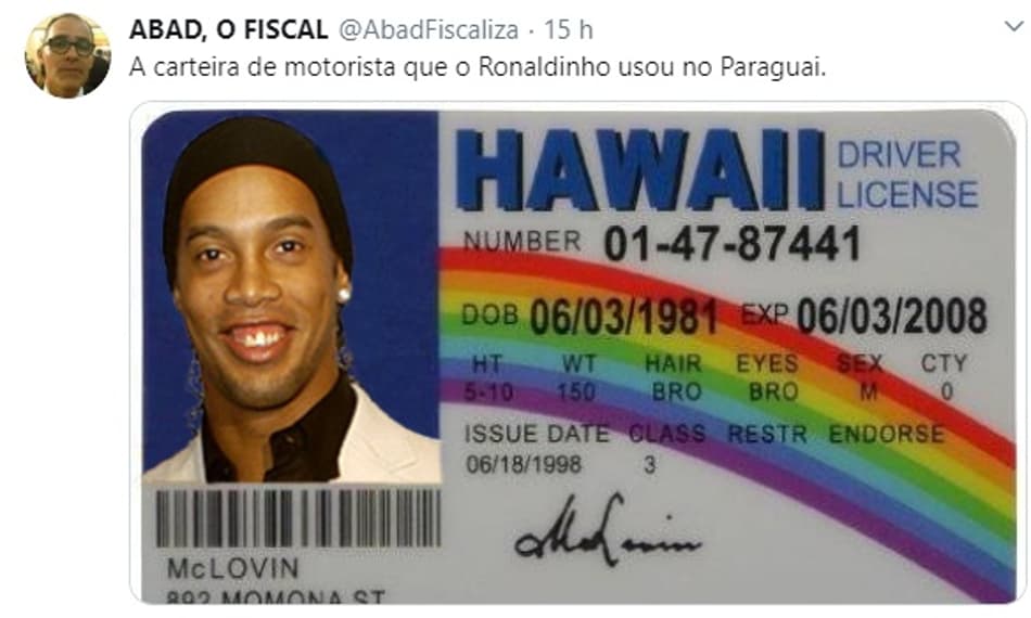 ‘Ronaldinho paraguaio’ gera enxurrada de memes na web; confira