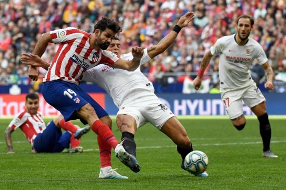 Atlético e Sevilla empatam em placar construído no primeiro tempo