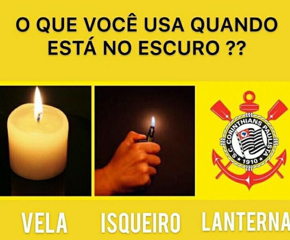 Lanterna do grupo, Corinthians é alvo de memes nas redes sociais