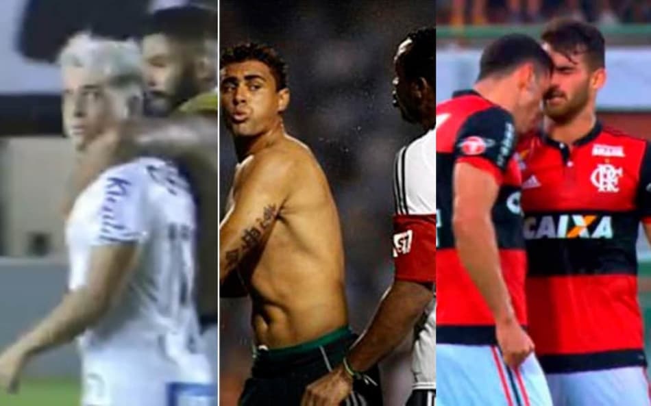 Tretas em campo! As brigas entre os jogadores do mesmo time