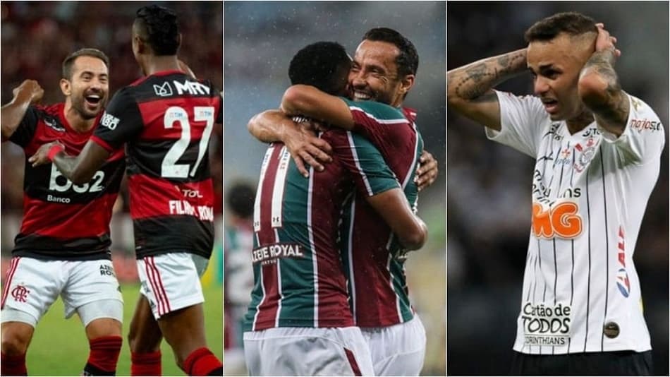 Fla dispara na ponta, Corinthians na lanterna: a "classificação do ano" entre clubes da elite