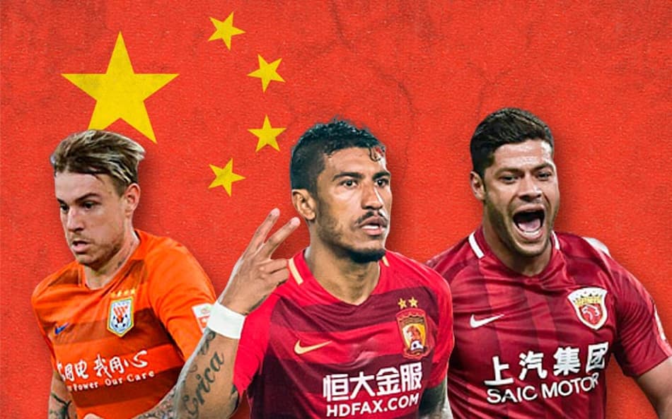 Empresta aí! Os brasileiros que pertencem a clubes da China e estão sem jogar