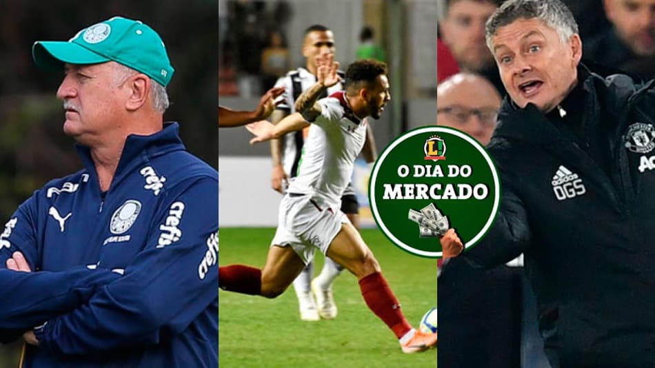O dia do mercado: Fortaleza tenta ex-Flu, Felipão consultado por argentinos e United lista reforços