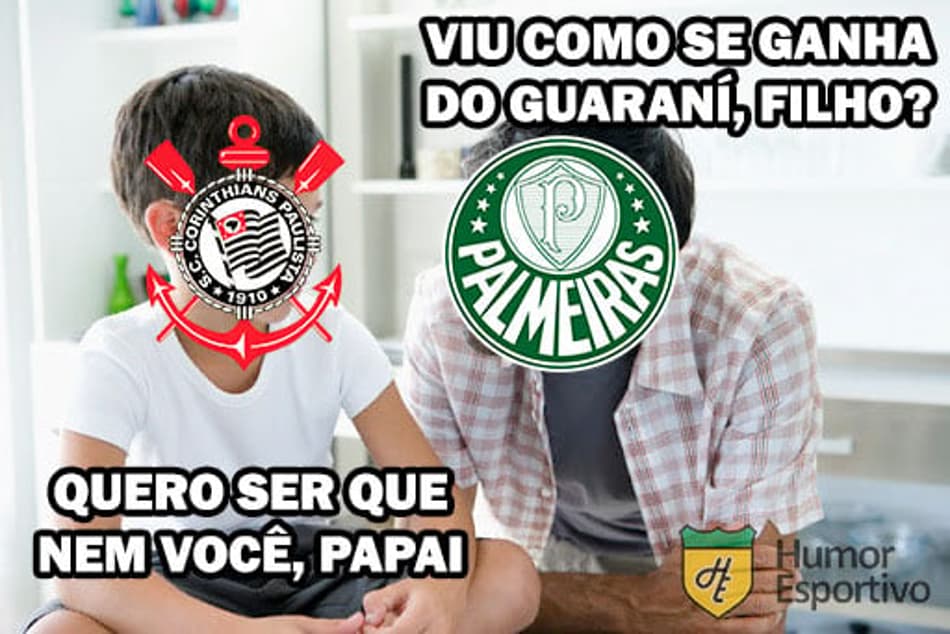 "Aprendeu, Corinthians?": vitória do Palmeiras sobre o Guaraní rende memes