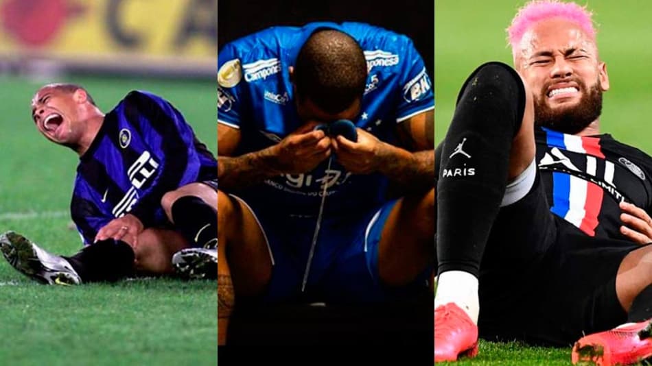 Dedé, Ronaldo, Neymar… Relembre jogadores que sofreram com o "fantasma da lesão"
