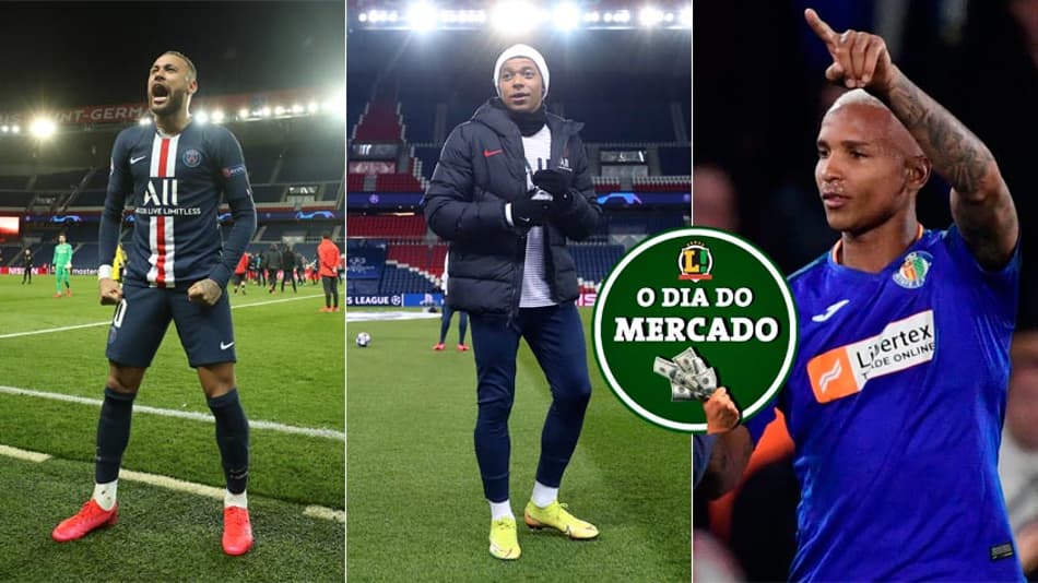 O dia do mercado: Neymar no Barça, Mbappé no PSG e Deyverson no Getafe