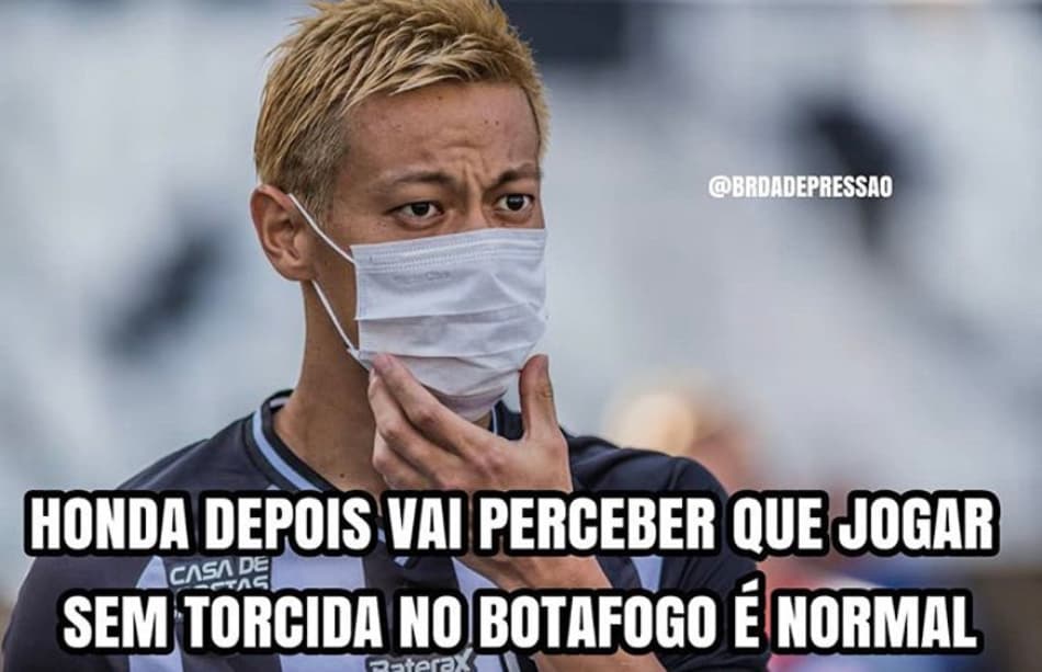 Veja os melhores memes da estreia de Keisuke Honda pelo Botafogo