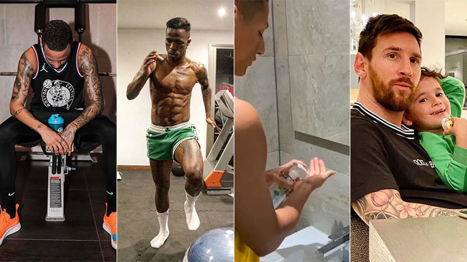 Neymar, Messi, Richarlison, Vinícius Jr… Veja como os boleiros estão na quarentena