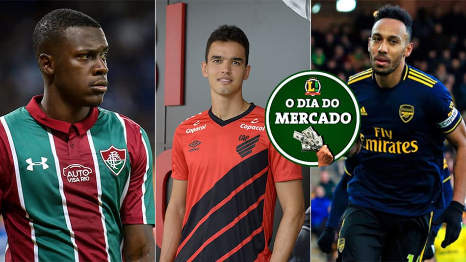 O dia do mercado: Flu renova com zagueiro, colombiano no Furacão e United de olho em Aubameyang