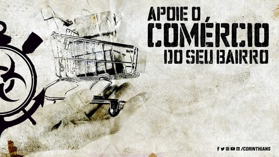 Corinthians lança campanha de apoio ao pequeno comércio dos bairros