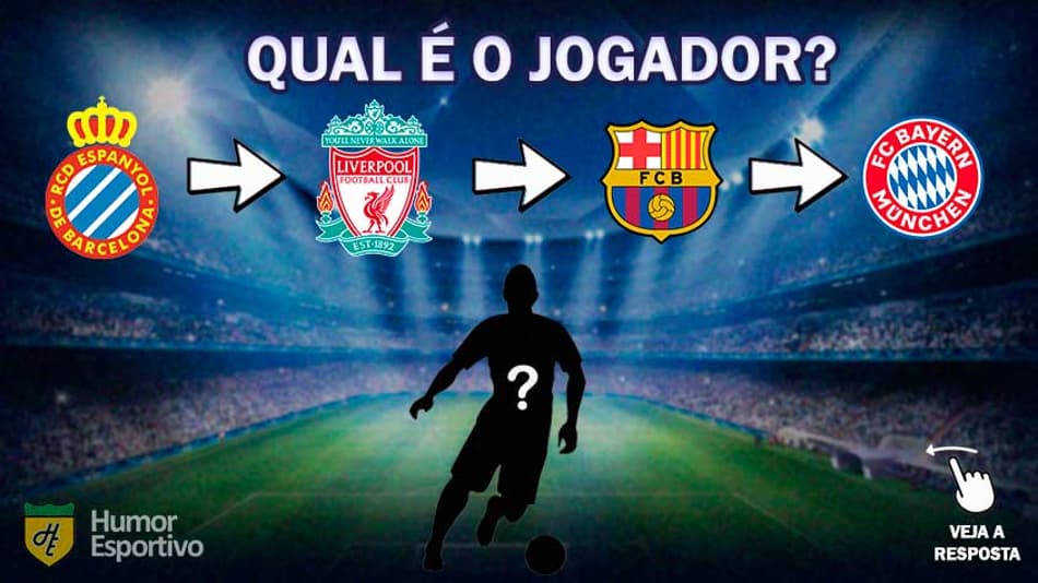 Você consegue adivinhar qual é o jogador pelos times que ele jogou?