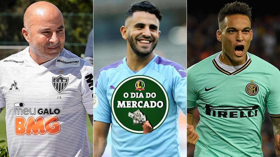 A manhã do mercado: Galo de olho em reforços, Mahrez não vai para o PSG, Lautaro com futuro indefinido…
