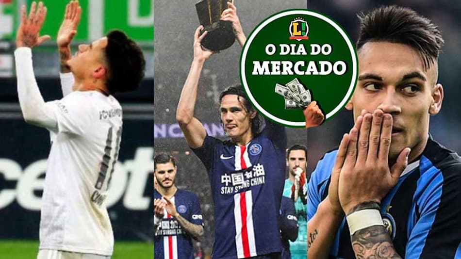 O dia do mercado: Ingleses de olho em Coutinho, Boca descarta Cavani e Barça sonha com Lautaro Martínez…