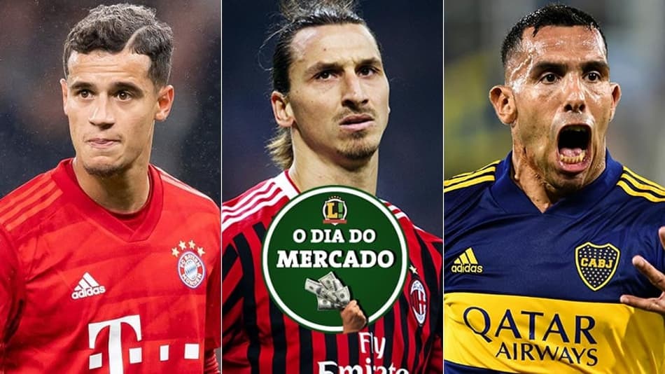 A manhã do mercado: Tevez perto de renovar com Boca, Coutinho desejado na Inglaterra e aposentadoria de Ibrahimovic