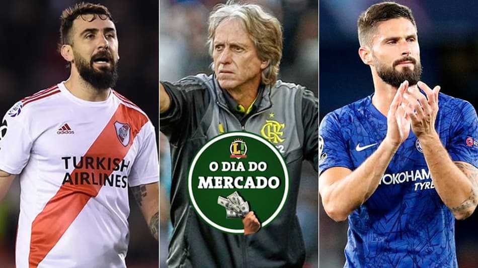 O dia do mercado: Pratto insatisfeito, Flamengo confiante em Jorge Jesus e Giroud na mira da Inter