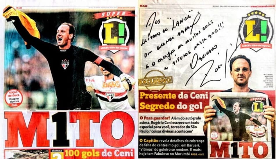 Relembre como foi a cobertura do LANCE! no centésimo gol de Rogério Ceni