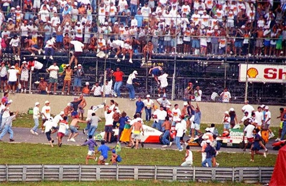 GP do Brasil de 1993: Há 27 anos, uma multidão invadia o circuito de Interlagos