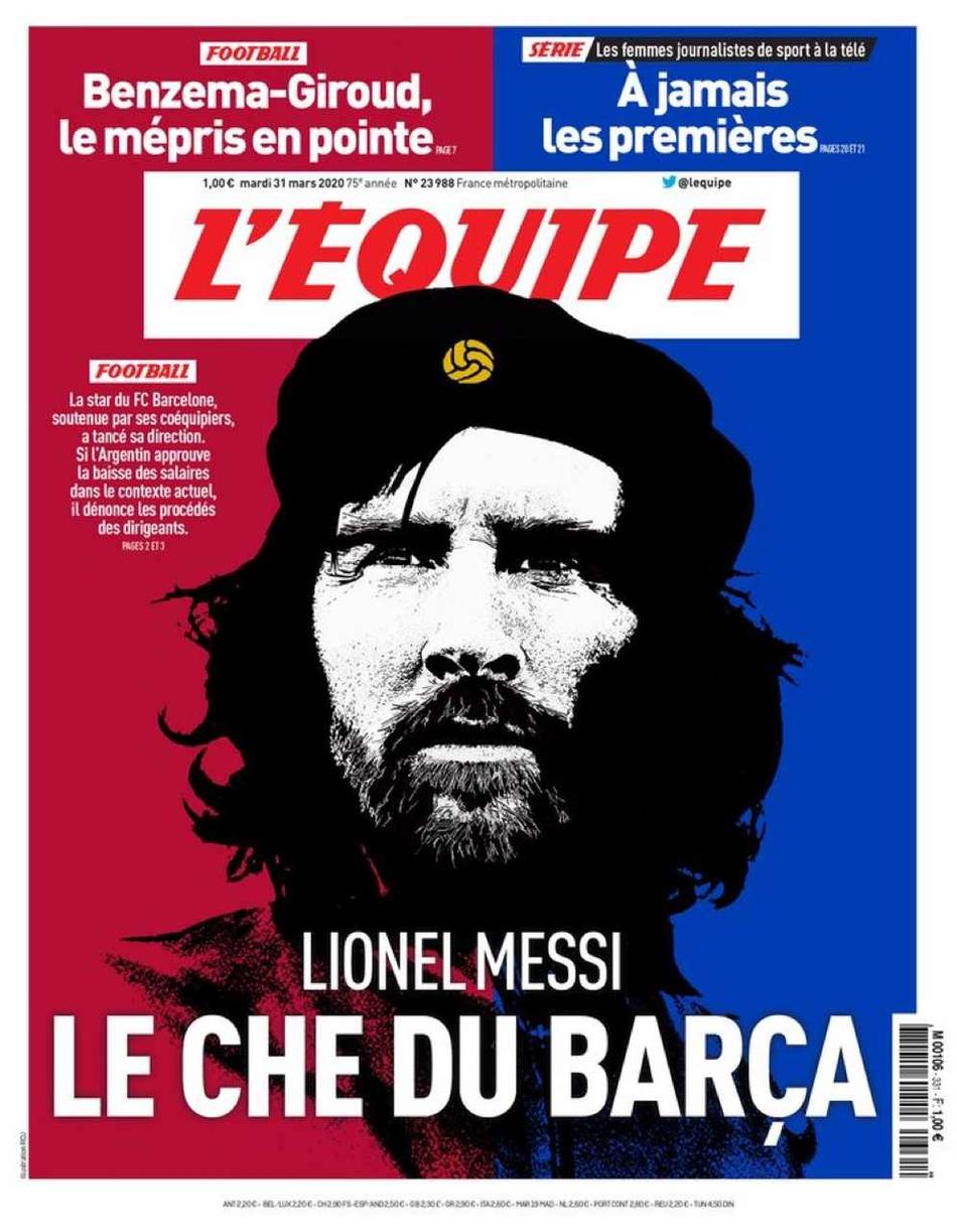 Messi, Che Guevara - L'Équipe