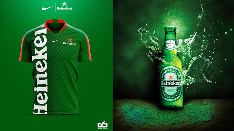 E se as marcas de cerveja ganhassem camisas de futebol? Veja aqui