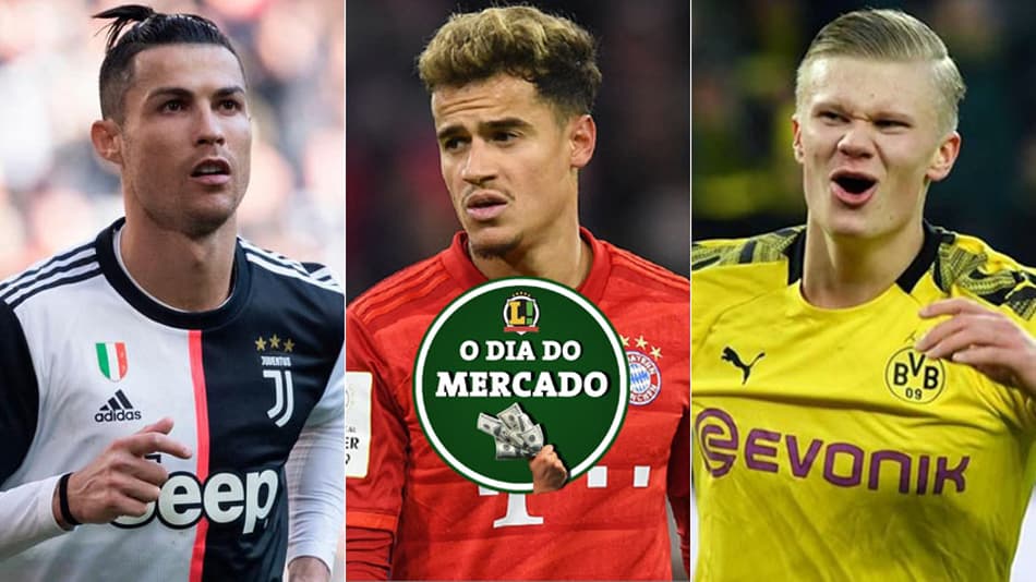 A Manhã do Mercado: CR7 pode sair da Juventus, Coutinho interessa ao futebol inglês, Zidane pede Haaland…