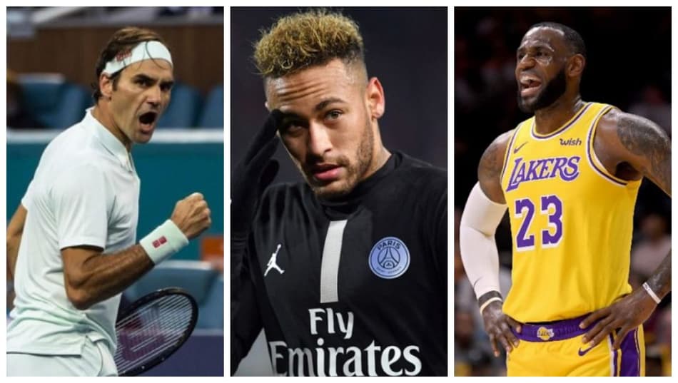 Federer, Neymar, LeBron: os atletas que seguem treinando na quarentena