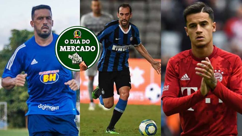 O dia do mercado: Edílson pede reforços, Godín cobiçado e futuro de Coutinho…