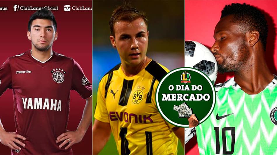 O dia do mercado: Galo de olho em argentino, Gotze pode sair do Borussia e Botafogo sonha com nigeriano