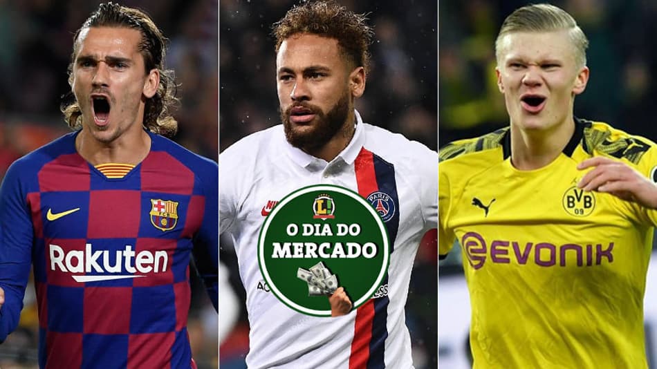 Manhã do Mercado: Novidades envolvendo Neymar e Griezmann, Haaland na mira do futebol inglês…