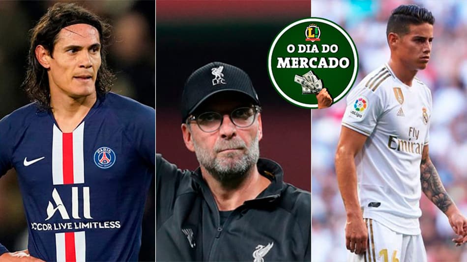 O dia do mercado: empresário coloca Cavani na mira de clubes brasileiros, Klopp pode ter novo desafio e mais…