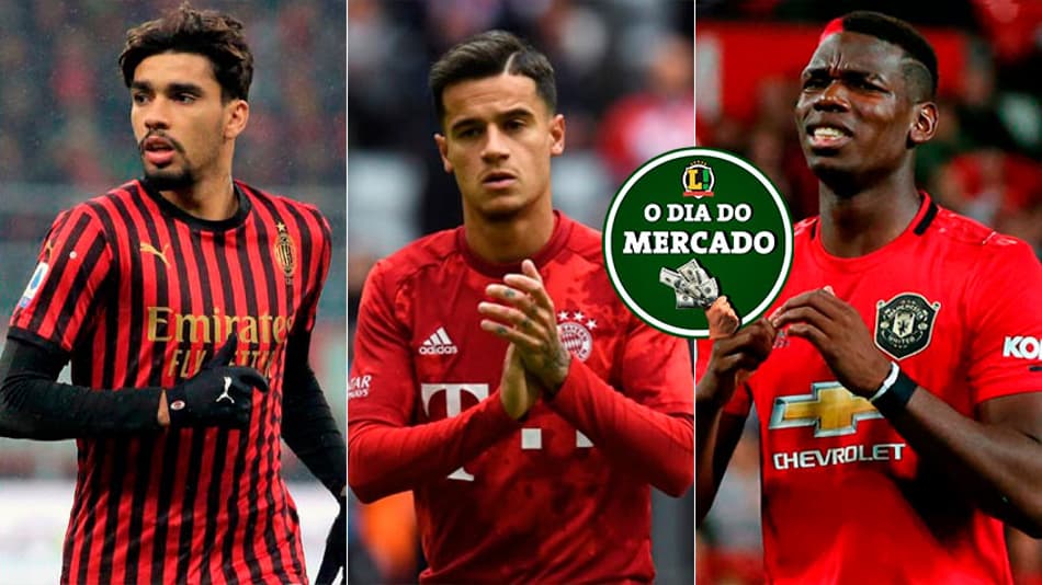O dia do mercado: Paquetá e Coutinho podem ser negociados e a prioridade de Pogba para o seu futuro…