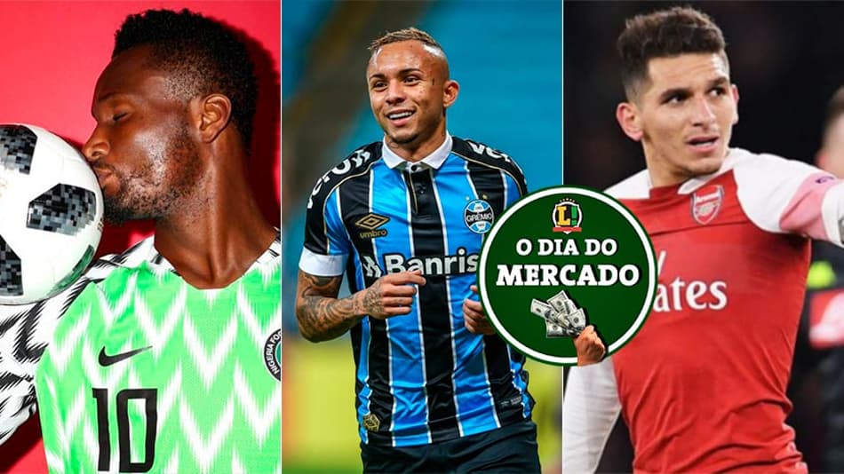 O dia do mercado: Botafogo de olho em reforços, Torreira de saída do Arsenal, Cebolinha na mira de gigante de Itália…