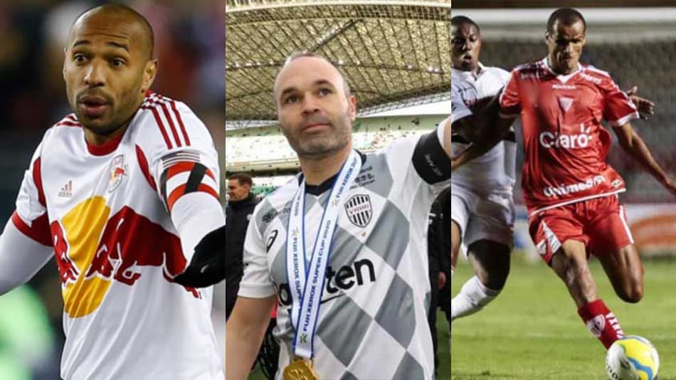 Grandes jogadores que foram para clubes menos badalados antes da aposentadoria