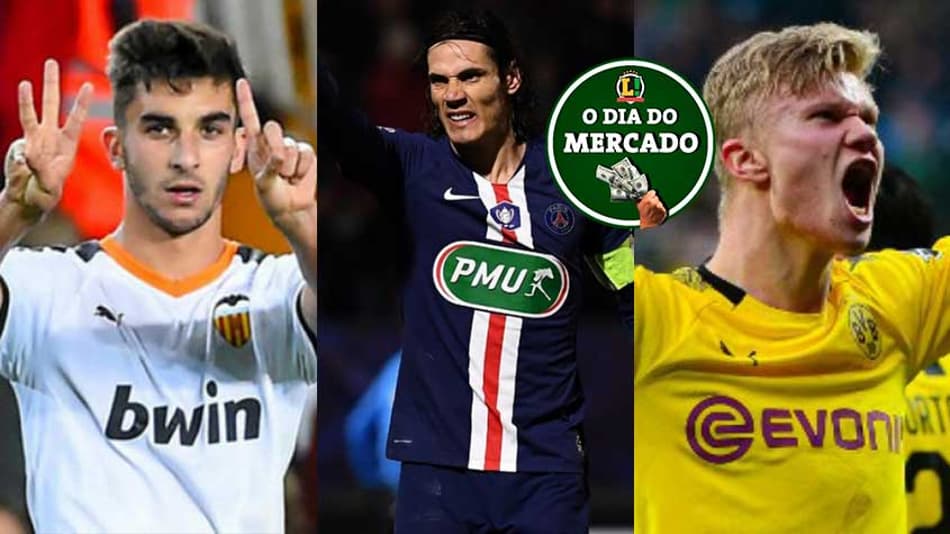 O dia do mercado: Borussia perto de promessa espanhola, São Paulo de olho em Cavani e Haaland longe do Real Madrid