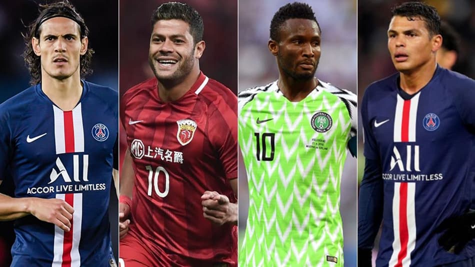 Hulk, Cavani, Mikel… Os sonhos dos grandes clubes brasileiros para os próximos meses