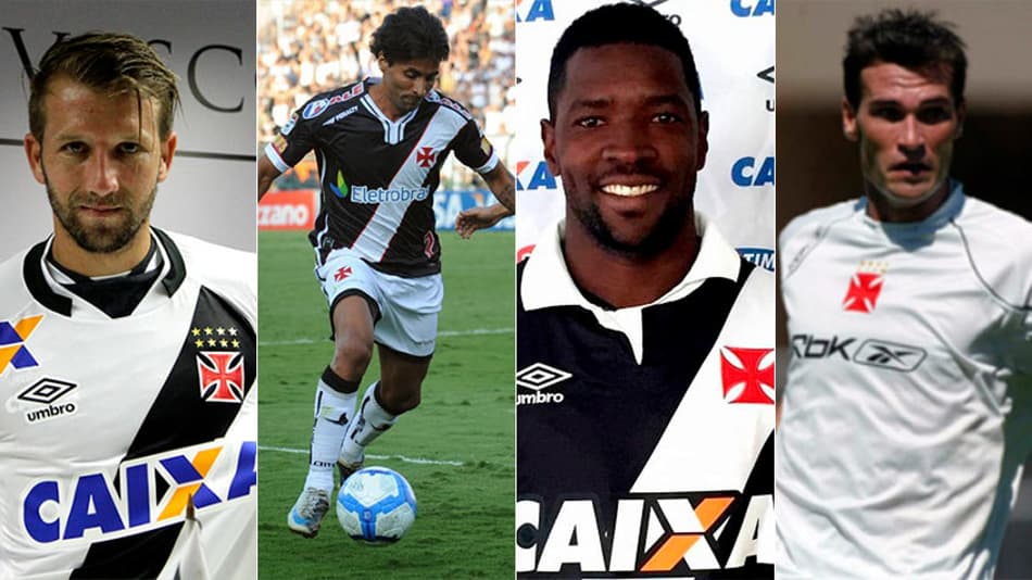 Veja por onde andam 20 reforços do Vasco que talvez você não lembre