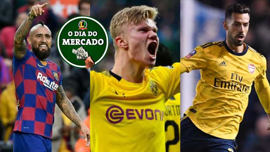 O dia do mercado: disputa por Vidal, Haaland na mira de gigante espanhol e zagueiro deseja ficar na Inglaterra