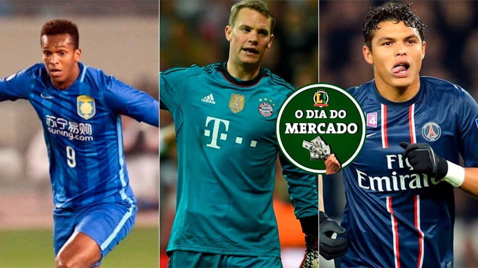 Manhã do Mercado: Jô pode voltar ao Brasil, Neuer irritado no Bayern, Thiago Silva deve ficar na França…