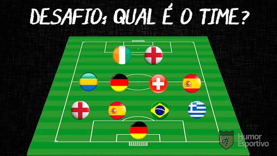 DESAFIO: Você consegue acertar os 15 clubes pela nacionalidade dos jogadores?